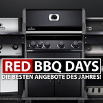 Sichere dir jetzt unglaubliche 16% Preisnachlass mit den 360°BBQ Red BBQ Days