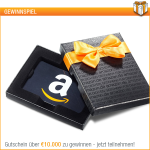 Gewinnspiel: Amazon.de verlost 10.000 Euro Gutschein