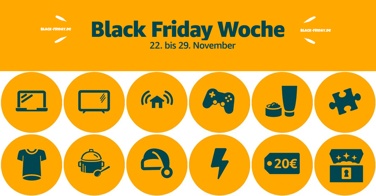 Amazon Black Friday Woche 2019: Jeden Tag neue Angebote! | Black Friday DE