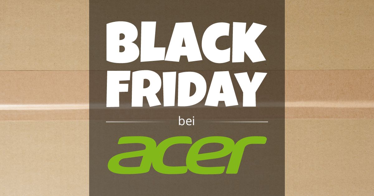 Black Friday bei Acer BlackFriday.de