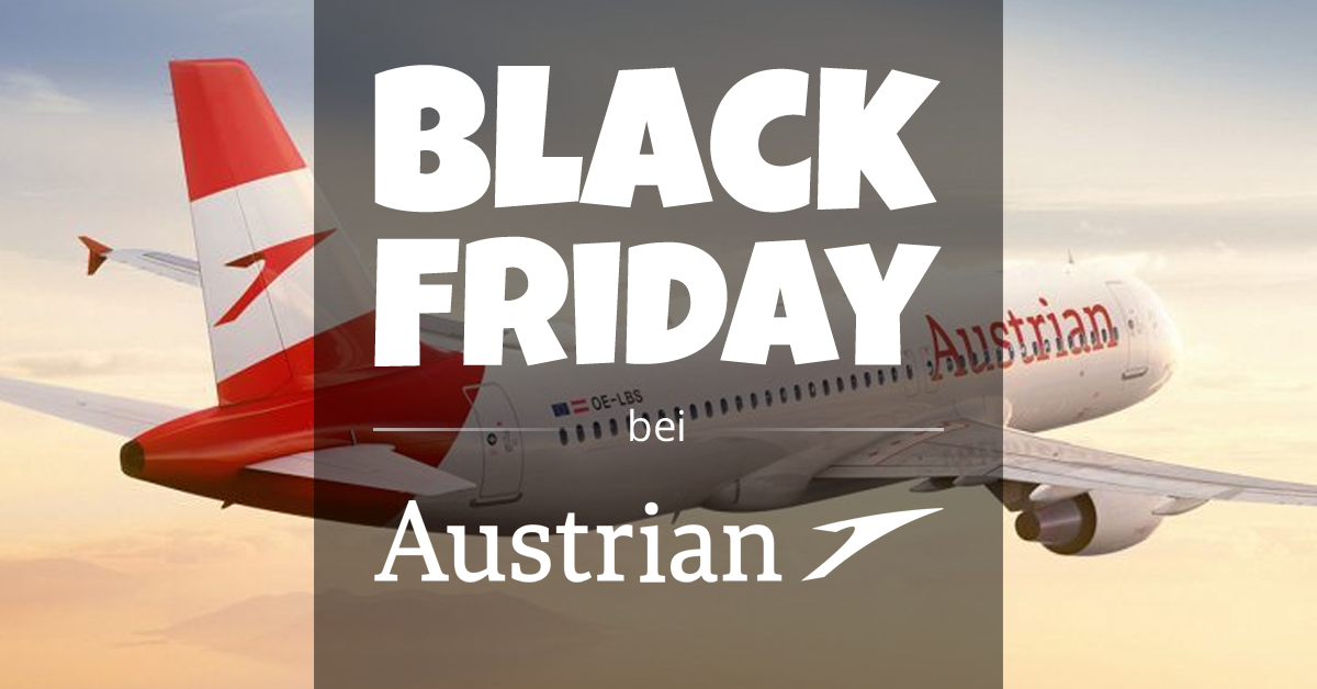 Black Friday bei Austrian Airlines BlackFriday.de (AT)