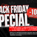 DefShop Black Friday Specials: Nur heute bis zu 50% Rabatt + 10% Gutschein