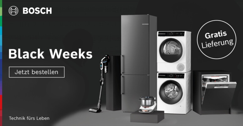 Bosch Hausgeraete Black Weeks 2025