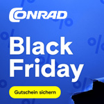 Conrad Black Friday 2025: Spare bis zu 30 € auf Technik