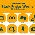 Countdown zur Amazon Black Friday Woche 2019