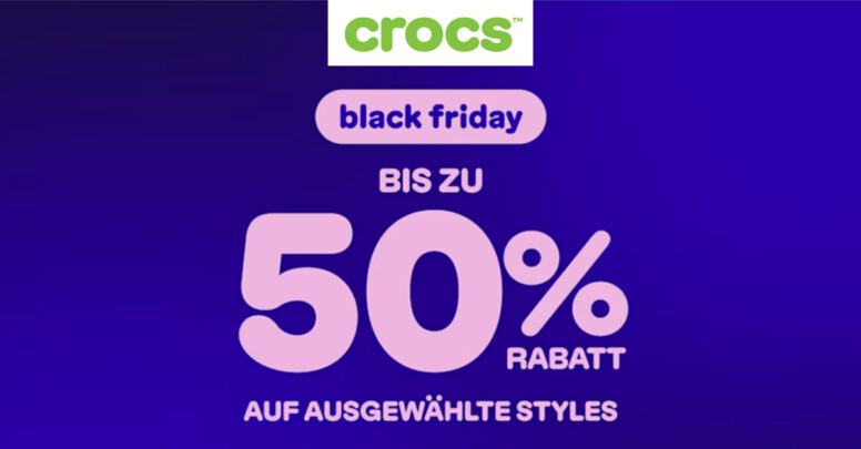Crocs Black Friday 2025