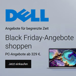 Black Friday 2025 bei Dell: Bis zu 36% Rabatt und 3 fache Dell Rewards Punkte