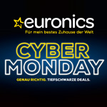 EURONICS Cyber Monday 2025: Genau Richtig. Tiefschwarze Deals.