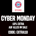 FC Bayern Cyber Monday – Extra 10% auf reduzierte Artikel!