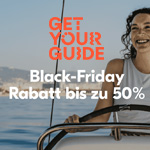 GetYourGuide Black Friday 2025 – Erlebnisse weltweit jetzt bis zu 50 Prozent reduziert!