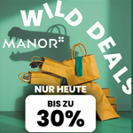 MANOR Wild Deals: Nur heute und nur online – Bis zu 30% auf ganz viele Artikel