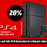 20 Prozent auf alle PS4 Konsolen und PS4 Pakete beim Media Markt Red Sale