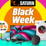 SATURN Black Week 2025: Top Angebote mit bis zu 70 Prozent Rabatt
