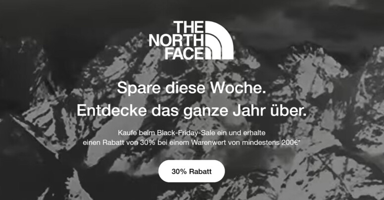 The North Face Black Friday 2025