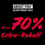 Black Friday Sale bei About You: Sicher dir jetzt bis zu 70% EXTRA Rabatt!