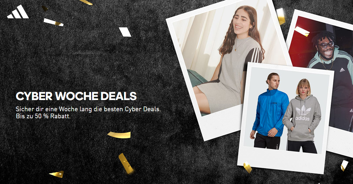 Jetzt bis zu 50 Rabatt im adidas Cyber Woche Sale BlackFriday