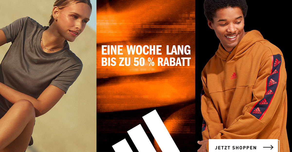 adidas Cyber Week Bis zu 50 Rabatt die ganze Woche lang BlackFriday