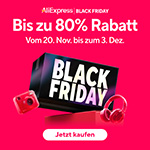 Black Friday bei AliExpress – jetzt wird’s richtig günstig!