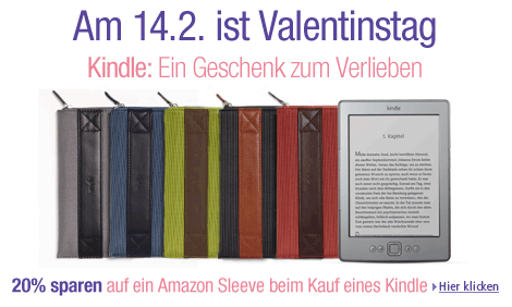 Kindle Valentinstag-Deal bei Amazon.de