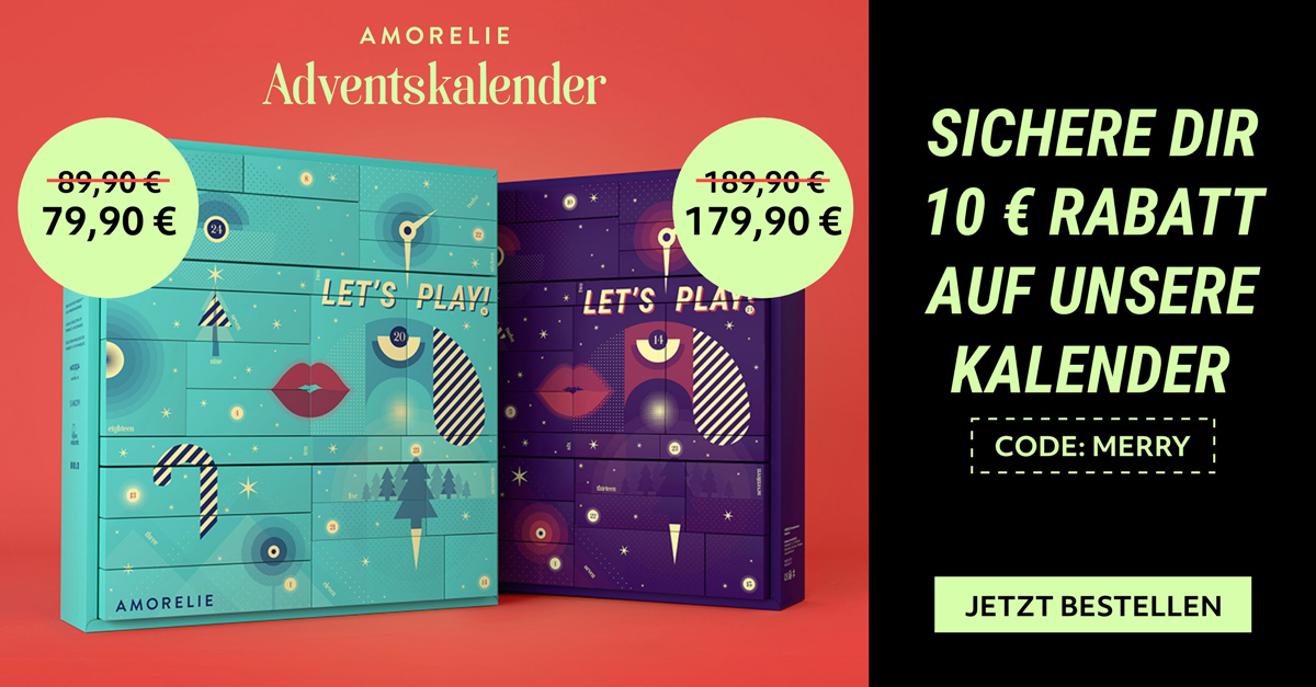 Sicher dir deinen AMORELIE Adventskalender zum exklusiven Vorteilspreis 