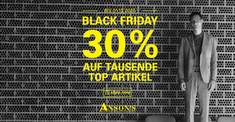 Anson’s Black Friday 2025