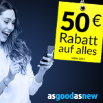 Black Friday bei Asgoodasnew mit 50 EURO Rabatt auf alles