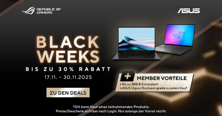 Asus Black Weeks 2025