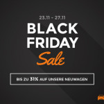 Nicht verpassen: Die Black Friday Woche bei autohaus24. Spare bis zu 31% auf Neuwagen!