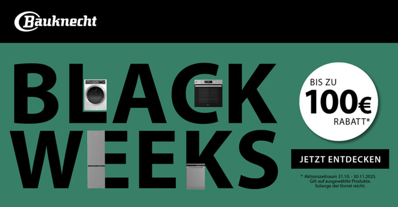 Bauknecht Black Friday Weeks 2025