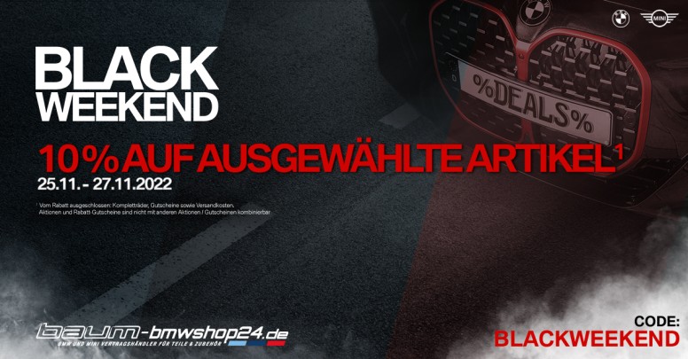 Baum BMWshop24 Black Friday 2022