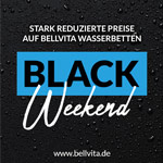 Black Week – Spare bis zu 60% auf Wasserbetten von Bellvita