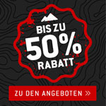 Bis zu 50 Prozent Rabatt bei den Black Weekend Deals von Bergfreunde.de!