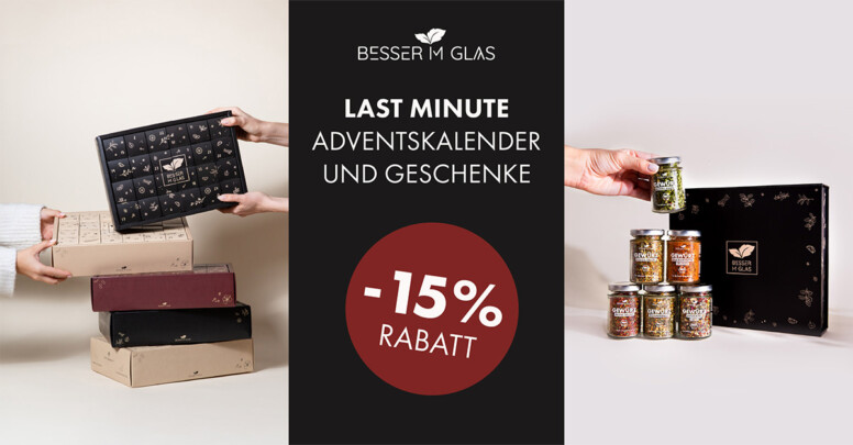 Besser im Glas Black Friday 2025
