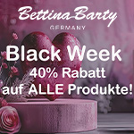 Black Week bei Bettina Barty – 40% Rabatt auf alle Produkte
