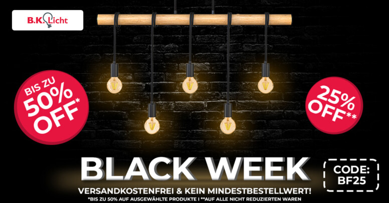 B.K. Licht Black Friday 2024