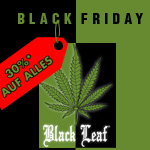 Black Leaf Friday mit 30% Rabatt auf alle Smoking Utensilien