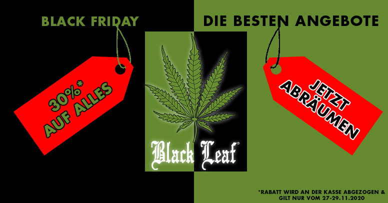 Black Leaf Black Friday 2020