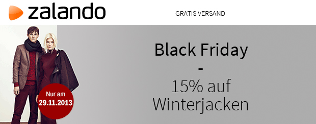 Black Friday 2013 bei Zalando