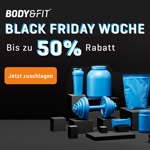 Black Friday Woche bei Body & Fit mit bis zu 50% Rabatt