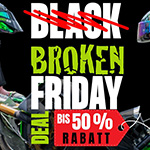 Broken Head Deals – Bis zu 50% auf Helme, MX Brillen & mehr