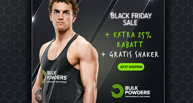 Bulk Powders Black Friday 2017