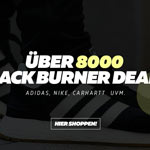 Black Burner Week mit über 8000 Black Burner Deals von adidas, Nike, Carhartt und vielen mehr