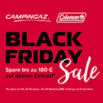 Spare bis zu 180 Euro auf das ganze Sortiment bei Campingaz