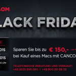 Der CANCOM Black Friday Deal: Spare jetzt bis zu 150€ bei Kauf eines Macs mit CANCOM Care!