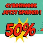 Cyberweek bei caseable – 50% Rabatt auf das gesamte Sortiment an Schutzhüllen