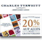 Das Leben ist bunt – Sicher dir noch heute 20% Rabatt auf alle Farben bei Charles Tyrwhitt plus gratis Versand