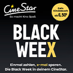 CineStar Black Weex: Bis zu 62% Rabatt auf deine Kinobesuche