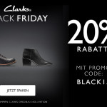 20% Rabatt auf Damen und Herren Schuhe im Online-Shop von Clarks!