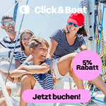 Jetzt Urlaub buchen und 5% sparen bei Click&Boat