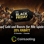 CoinLooting Black Friday – Bis zu 20% auf Game Währungen